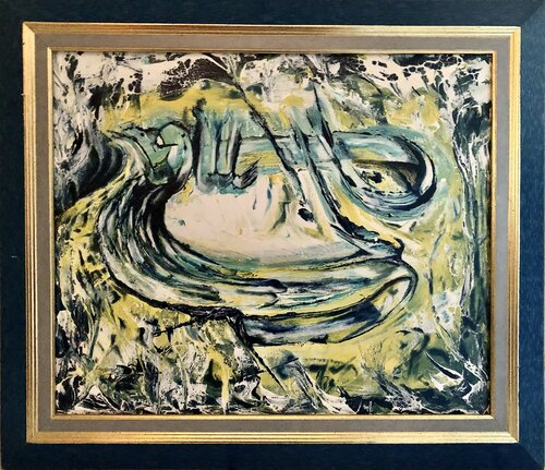 j'écris ton nom van claude Crousier, Schilderij te koop op Singulart