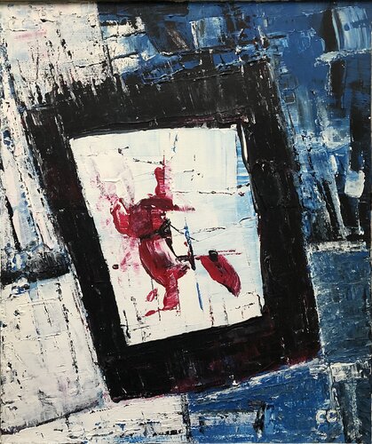 Précipité by claude Crousier, Painting for Sale on Singulart