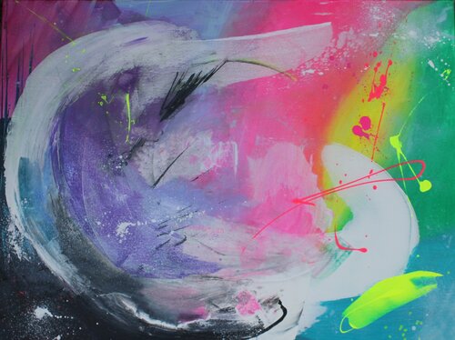 good vibes von Ariane Fischer, Malerei kaufen auf Singulart
