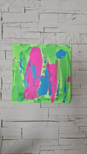 pink & green di Ariane Fischer, Pittura in vendita su Singulart