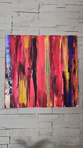 red & purple van Ariane Fischer, Schilderij te koop op Singulart
