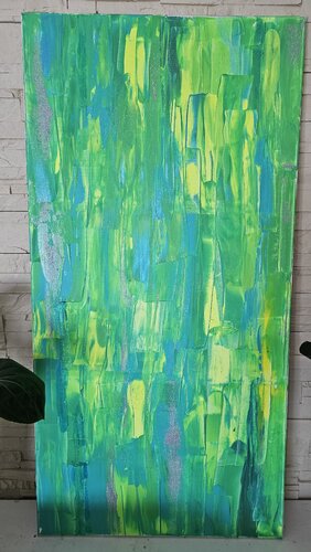 yellow & green di Ariane Fischer, Pittura in vendita su Singulart