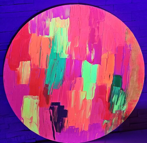 buntes rundes di Ariane Fischer, Pittura in vendita su Singulart