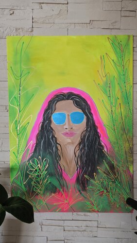 Selbstportrait van Ariane Fischer, Schilderij te koop op Singulart