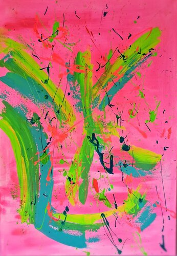 pink von Ariane Fischer, Malerei kaufen auf Singulart