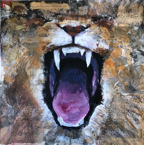 Mit starken Stimmen by Doris Happ, Painting for Sale on Singulart