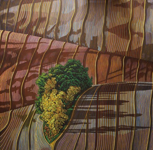 Rolling Hills #39 par Leo Joseph, Peinture en vente sur Singulart
