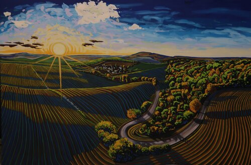 Rolling Hills #28 by Leo Joseph, Painting for Sale on Singulart