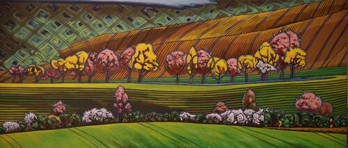 Rolling Hills #45 by Leo Joseph, Painting for Sale on Singulart