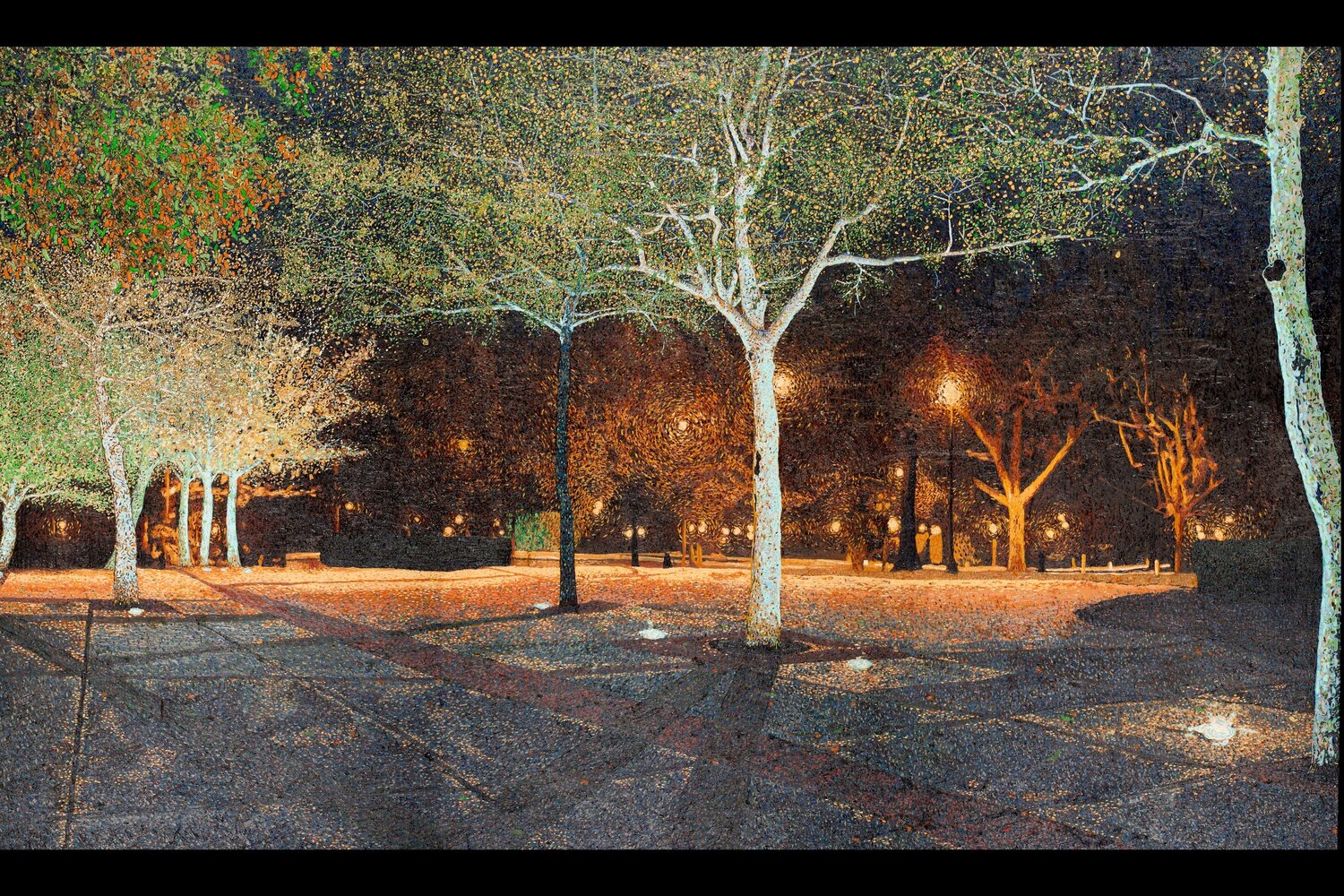 The Oval, OSU Leo Joseph Peinture originale à vendre
