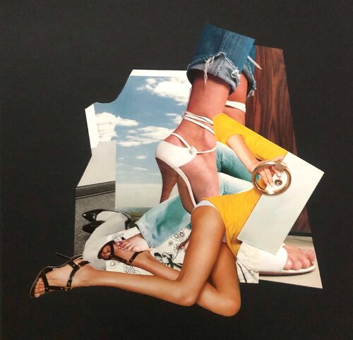 JUST WALKING BY van Melanie Giovanna Landro, Werk op papier te koop op Singulart