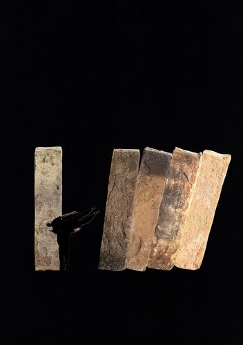 BRICKS | 5|5 di Melanie Giovanna Landro, Opera su carta in vendita su Singulart