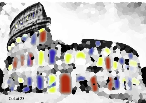 Il mio Colosseo by Luigi Colombo, Painting for Sale on Singulart
