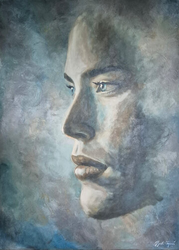 Transient state-dispassionate - The painting was painted by Julia Gust-Trybuś de Julia Gust - Trybuś Grzegorz Gust, Pintura a la venta en Singulart