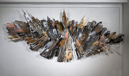 New York City - Manhattan - Birdview by Frédéric Daty, 조각 for Sale on Singulart