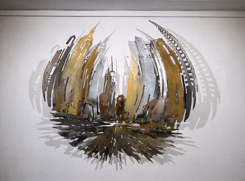 Bubble City - Megapolis (NYC) 107 by Frédéric Daty, 조각 for Sale on Singulart