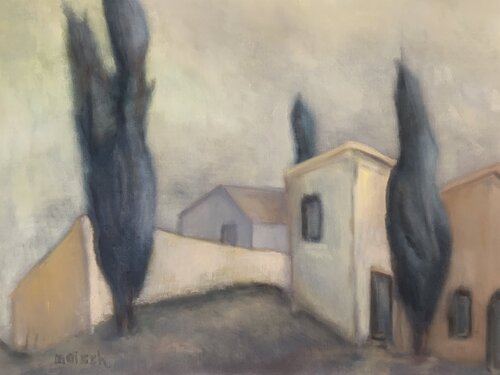 Provenzalisches Mas bei Cassis by Peter Maisch, 油畫 for Sale on Singulart