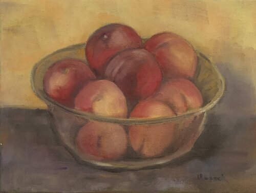 Die Pfirsiche by Peter Maisch, Painting for Sale on Singulart