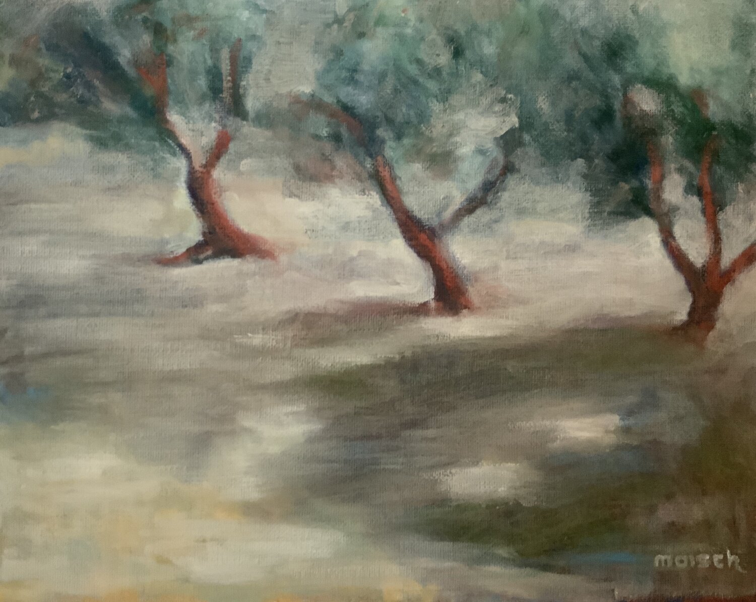 Olivenhain Peter Maisch Dipinto originale in vendita
