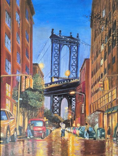 Puente de Bruklin di Rosa María Fernández, Pittura in vendita su Singulart