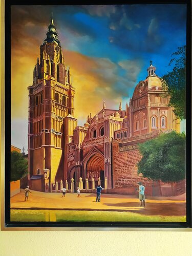 Catedral Santa María Toledo by Rosa María Fernández, Painting for Sale on Singulart