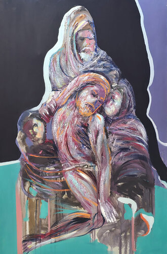 La Pietà Baldini de Emilio Ventura, Pintura a la venta en Singulart