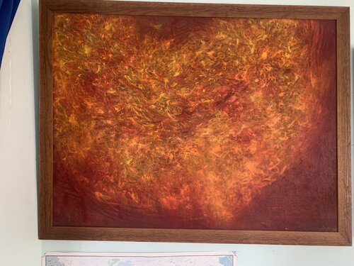 Fire Angel Magic Carpet di sue (kisa) Gallaugher, Pittura in vendita su Singulart
