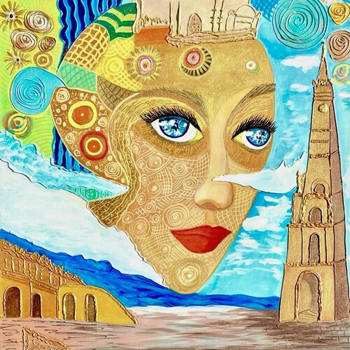 The Keeper of Towers by LIUDMILA ABRAMOVA, Painting for Sale on Singulart
