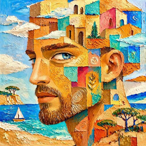 Assembled from Light von LIUDMILA ABRAMOVA, Malerei kaufen auf Singulart