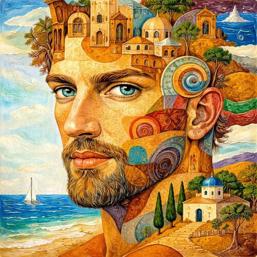 Stories Within Us by LIUDMILA ABRAMOVA, Painting for Sale on Singulart