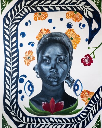 Inner Contrast I von Malaika Sabu-Baudi, Malerei kaufen auf Singulart