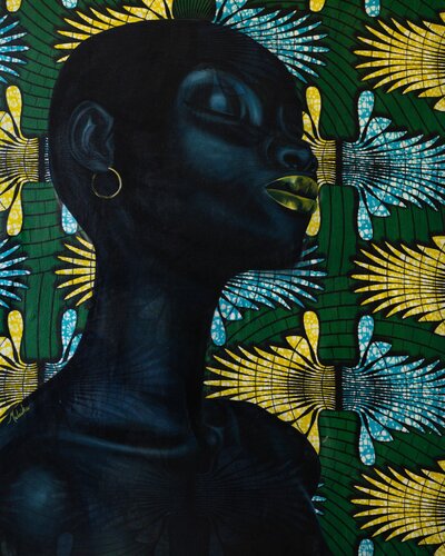 Calme bleu von Malaika Sabu-Baudi, Malerei kaufen auf Singulart