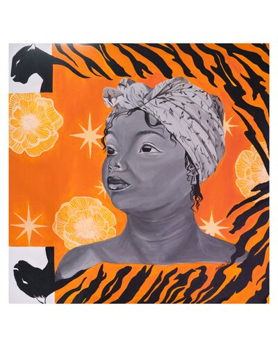 Douce protection by Malaika Sabu-Baudi, Painting for Sale on Singulart