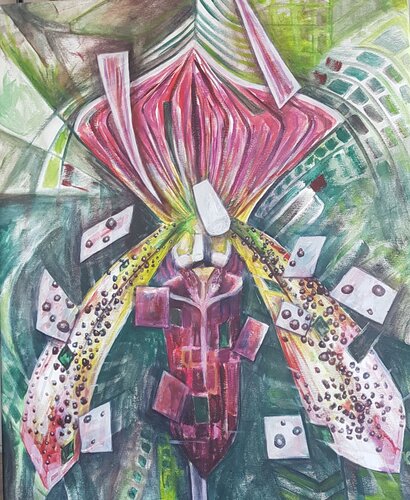 Orquídea No 5 by CATALINA CORTES, Painting for Sale on Singulart
