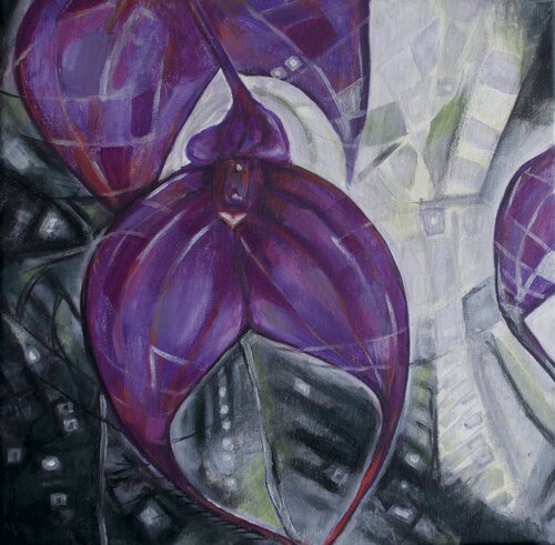 Orquídea No 5 de CATALINA CORTES, Pintura a la venta en Singulart