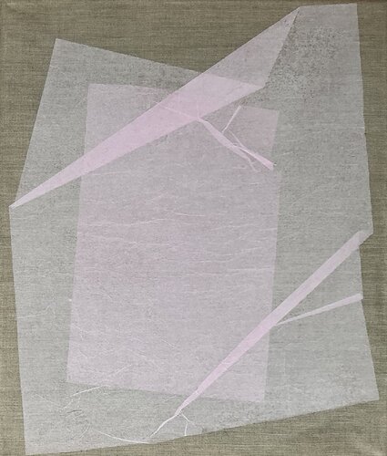 Reconstructing Tenderness in Cool Tones by Marina Agre, Painting for Sale on Singulart