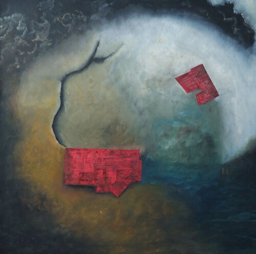 #202303 ABSTRACT LANDSCAPE de Marcel Rafaël Alec, Pintura a la venta en Singulart