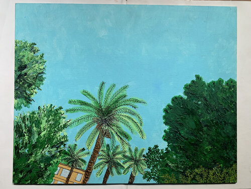 Nice / Palms de Goran Kosanovic, Pintura a la venta en Singulart