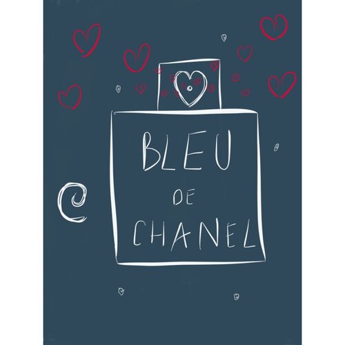 Chanel Blue by Goran Kosanovic, Print for Sale on Singulart