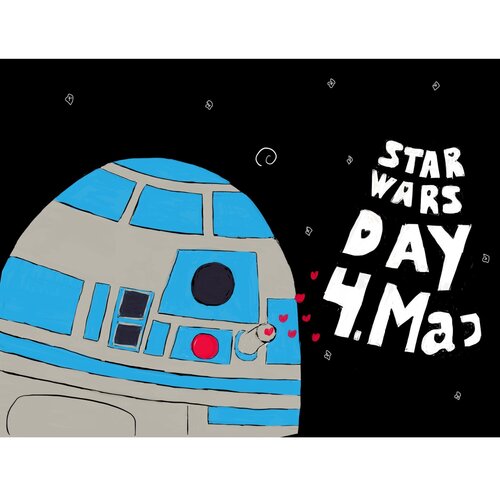 Star Wars R2-D2 by Goran Kosanovic, Print for Sale on Singulart