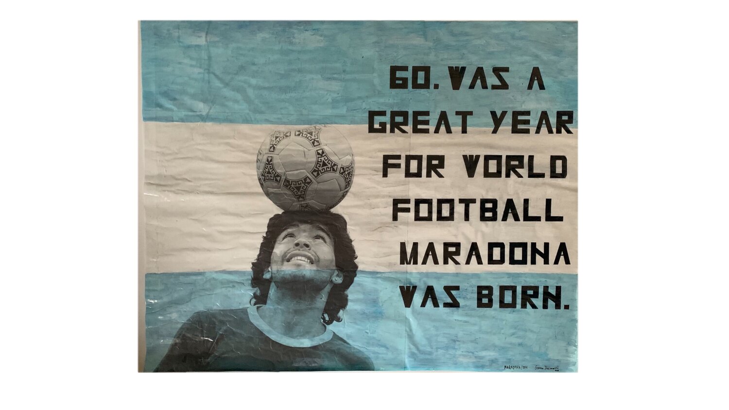 Transparent paintings/ Maradona Goran Kosanovic