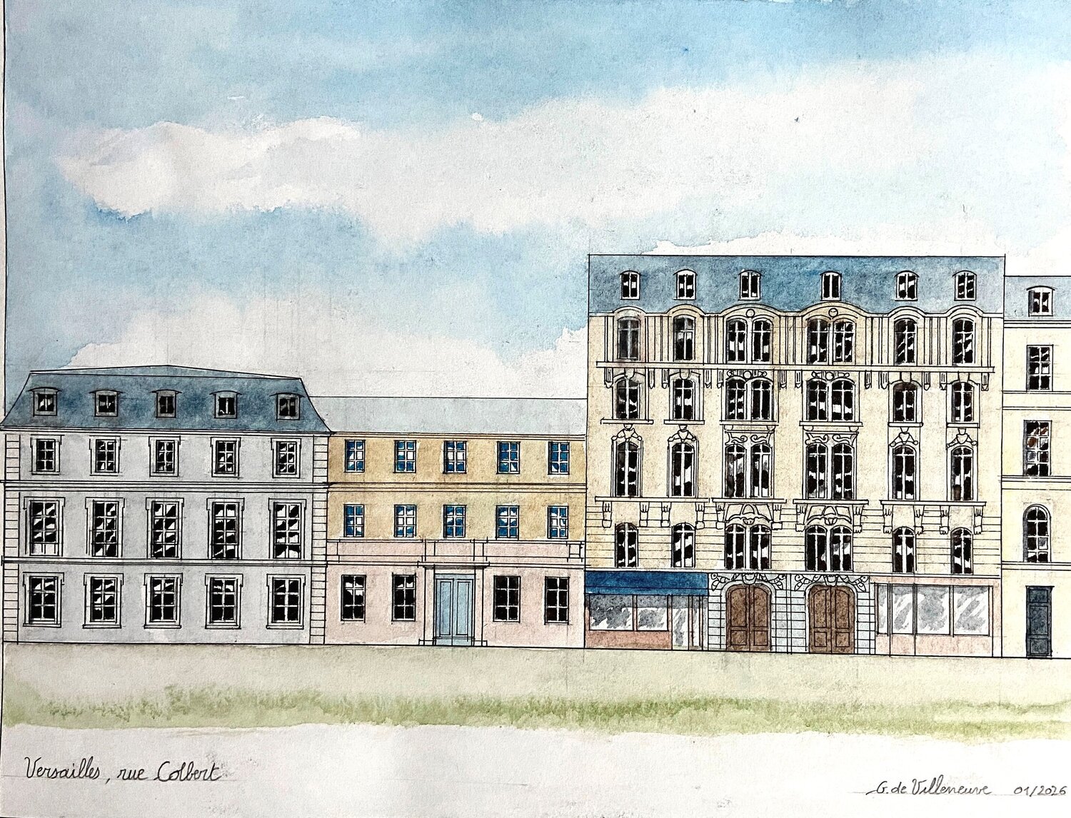 Versailles -rue Colbert Gwenaël de Villeneuve
