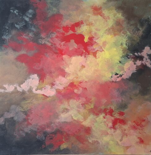Zwischen Feuer und Licht von Josef Heil, Malerei kaufen auf Singulart