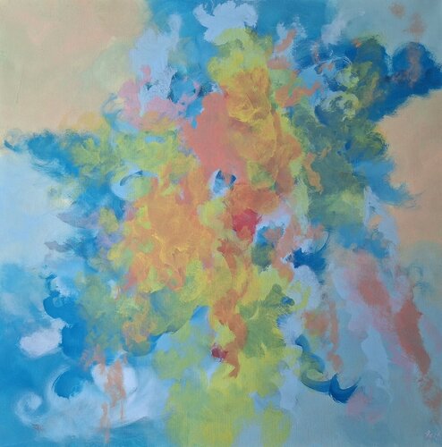 Licht in Bewegung par Josef Heil, Peinture en vente sur Singulart