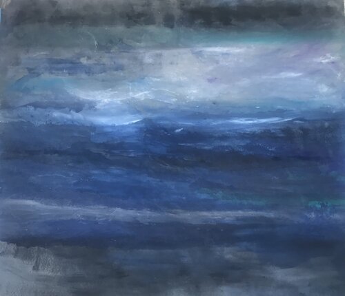 Midnight Ocean von Rebecca Both, Malerei kaufen auf Singulart
