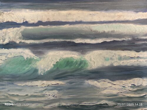 Oceano azul. von ISABEL RIU MARTÍ, Malerei kaufen auf Singulart