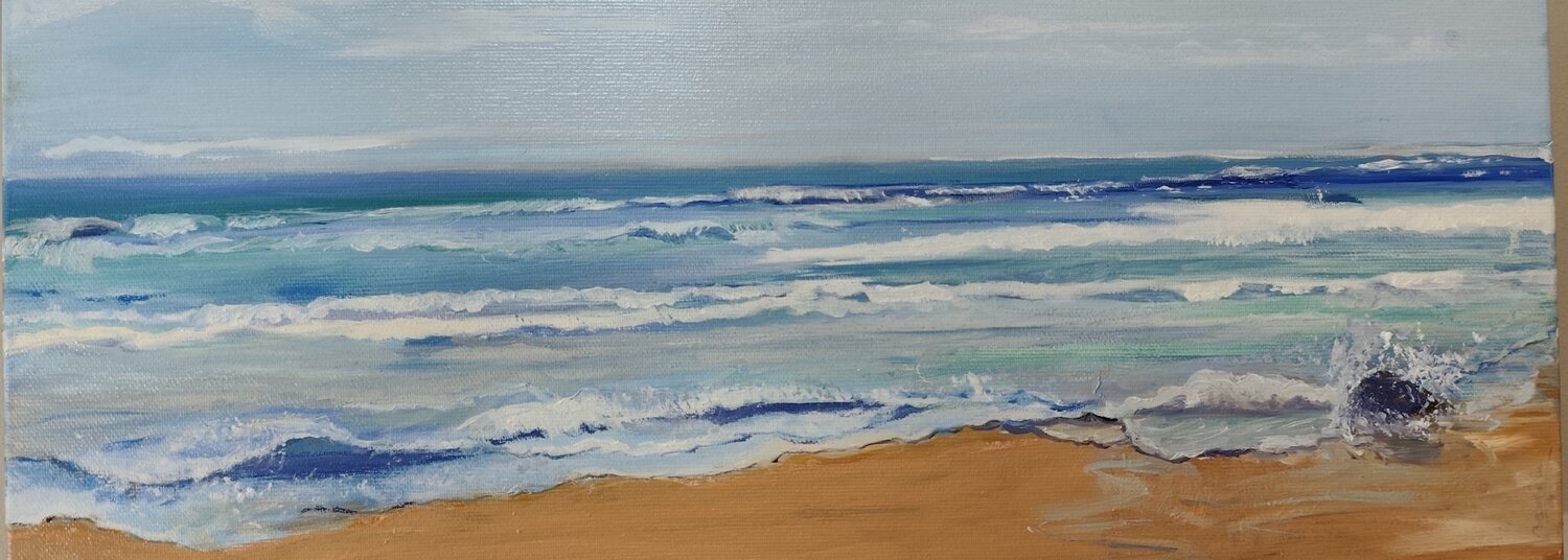 Colors of the beach. ISABEL RIU MARTÍ Originalgemälde zu verkaufen