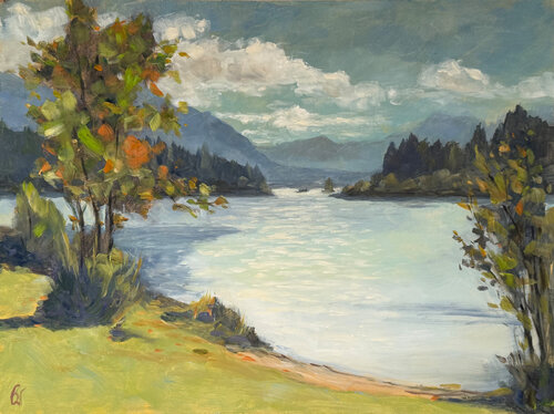 “Still Waters of October” di Bernd Weber, Pittura in vendita su Singulart