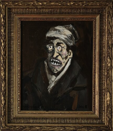 Madwoman with a gambling mania van Marcel Prevaritura, Schilderij te koop op Singulart