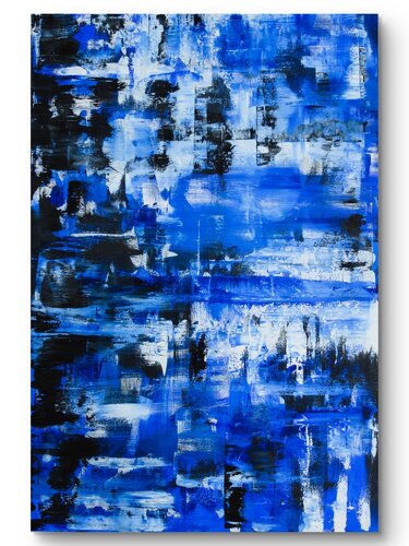 Blu astratto by Maria Dobrican, Painting for Sale on Singulart